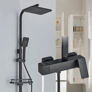 Girolamo - Rain Shower Head Bath Faucet Wall Mounted Shower Mixer Tap