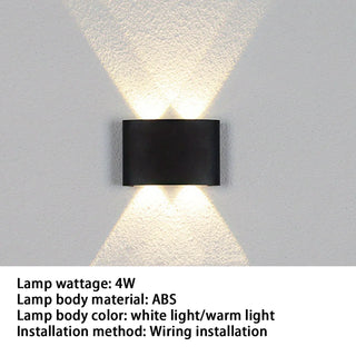 Kenndra - Hex Shaped Up/Down Outdoor Wall Light