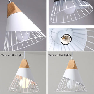 Clairmont - Nordic Hanging Wood Hanging Pendant Ceiling Light