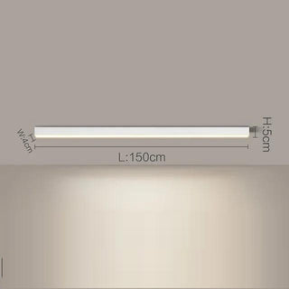 Hisor - Modern Black Thin Indoor Wall/Ceiling Thin Light