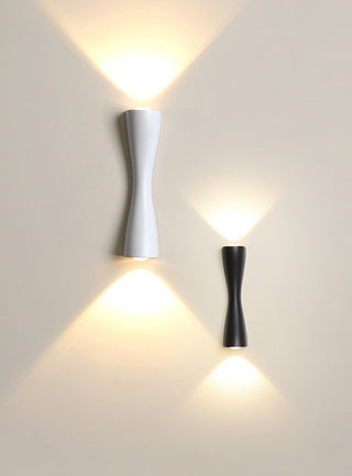 Griffy - Outdoor LED Up/Down Modern Curved Wall Light