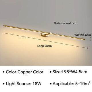 Vernon - Modern LED Thin Wall Light Bar