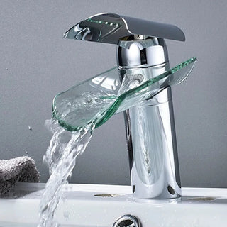 Zale - Waterfall Single Lever Modern Bathroom Tap