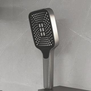 Lazare - Modern Brass Wall Mounted Black Shower System with Thermostatic Controls