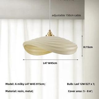 Lisbon - Minimalist Macron Droplight Hanging Patterned Shade Pendant Light