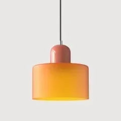 Mossel - Modern Long Line Small Minimalist Glass Pendant Light