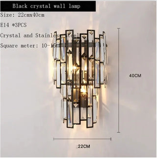 Girllington - Black Round Tiered Glass Ceiling Chandelier