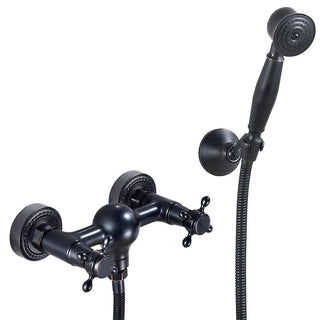Calley - Vintage Bathtub Mixer Tap Set with Handheld Shower