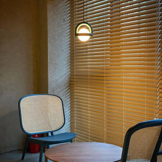 Norton - Contemporary LED Acrylic Ball Colorful Metal Frame G4 Bulb Pendant Lights