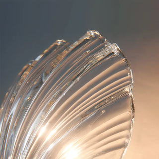 Cassandra - Modern Minimalist Glass Shell Gold Wall Light