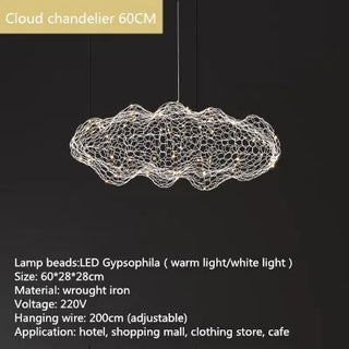 Ayla - Mesh Cloud Wire Ceiling Light