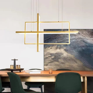 Argela - Rectangle Modern Hanging Chandelier