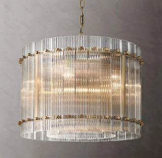 Narobi - Luxury Statement 2 Layer Crystal Glass Hanging Chandelier