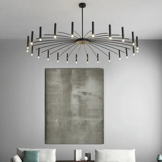 Emma - Round Multi Adjustable Head Modern Ceiling Light Chandelier