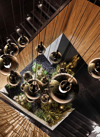 Huxloe - Ceiling Hanging Pendant Chandelier