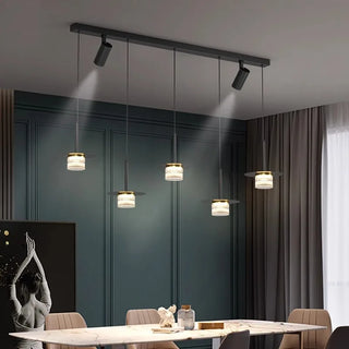 Welkom -  Modern Industrial Multi Head Black Hanging Pendant Ceiling Light