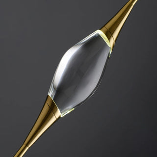 Ayora - Postmodern Gold Black Hanging Teardrop Pendant Ceiling Light