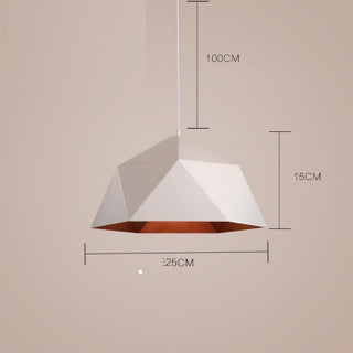 Ivy - Hanging Geodesic Dome Multi Edge Pendant Ceiling Light