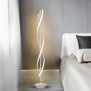 Joie - Modern LED Twisted Floor Lamp