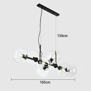 Ocolus - Group Glass Ball Hanging Ceiling Light