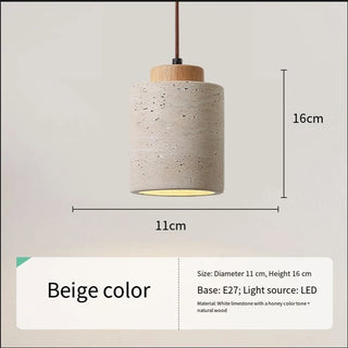 Yulia - Minimalist Modern Stone Hanging Pendant Ceiling Light