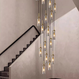 Rome - Cracked Glass Pendant Ceiling Chandelier