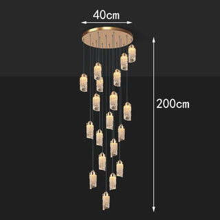 Rubi - Ceiling Hanging Pendant Chandelier