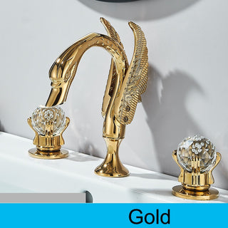 Teofila - Swan Style Basin Hot/Cold Mixer Tap