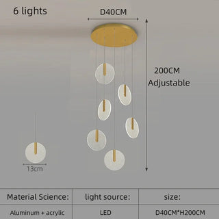 Elena - Hanging Ceiling Pendant Chandelier