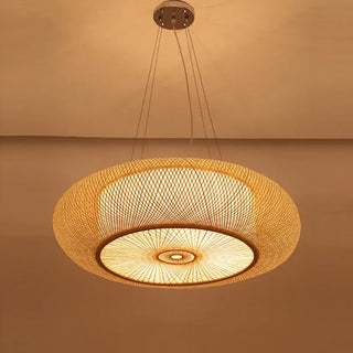 Bronte -  Rattan Bamboo Hadnd Woven LED Pendent Lamp