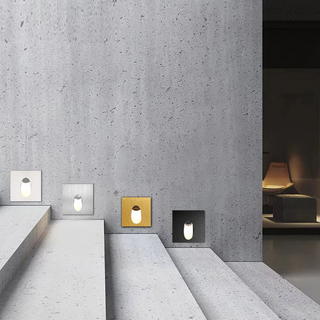 Darcey - Recessed Modern Aluminum Stair Wall Light