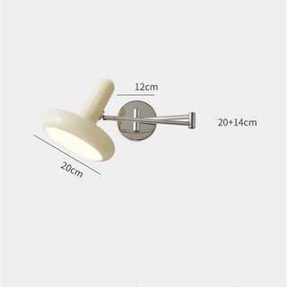 Royale - Retractable Pull-Switch Modern White Wall Light