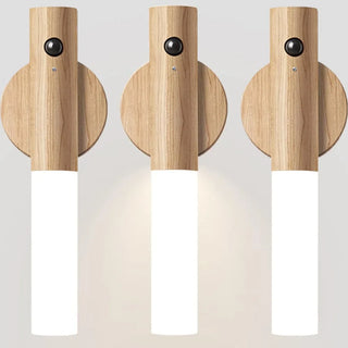 Denise - Detachable Sensor On/Off Reachable Wood Wall Light