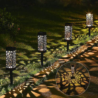 Caron - 1/6pcs Solar Pathway LED Waterproof Lights