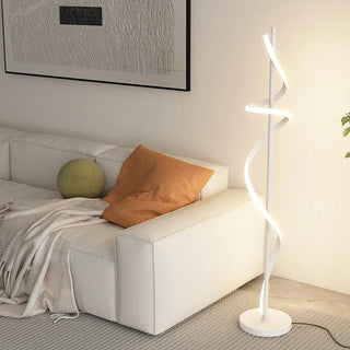 Edmond - Modern LED Twisted Floor Lamp