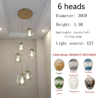 Trefor - Modern Silver Crystal Ball Round Ceiling Chandelier