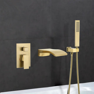 Damario - Modern Waterfall Bathtub Tap Set with Shower