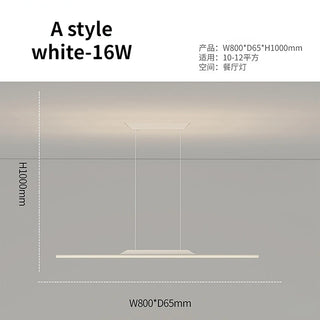 Emiliano - Modern Thin Curved Bar Ceiling Light Chandelier