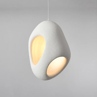 Andy - Polystyrene Round Wabi-Sabi Pendant Ceiling Light