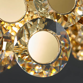 VetraGlow - Modern Round Ball Glass Hanging Chandelier