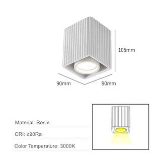 Koska - Modern Nordic Resin LED Ceiling Downlight Anti-Glare