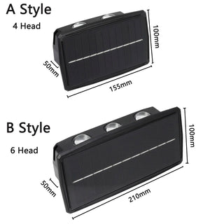 Colwin - Solar LED Up/Down Outdoor Wall Light Waterproof