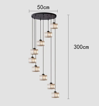 Gaspar - Crystal Hanging Pendant Chandelier