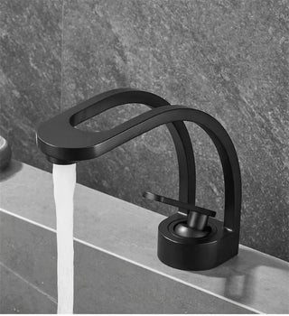 Eleonor - Modern Thin Curved Single Lever Mixer Basin Tap