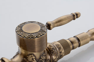 Mellisa - Antique Brass Rotating Single Lever Mixer Basin Tap