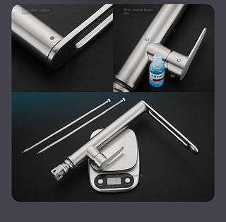 Karyn - Rotatable Single Handle Stainless Steel Kitchen Tap