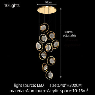 Renata - Modern Pendant Ceiling Chandelier