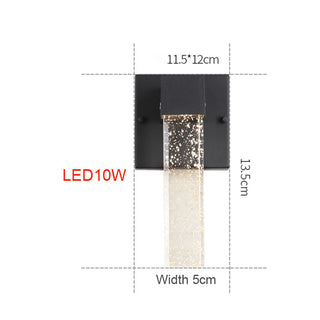 Jesstin - Crystal IP65 Outdoor Wall Sconce