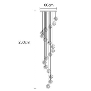 Glaxy - Glass Ball Hanging Pendant Chandelier