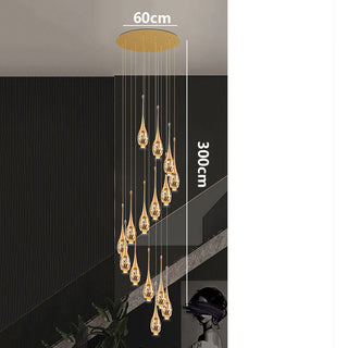 Martina - Crystal Pendant Hanging Chandelier